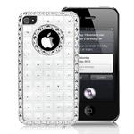 Rhinestone Heart Pattern (Hvid)